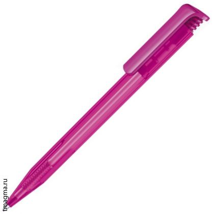 ручка Сенатор с логотипом, SENATOR Super-Hit Frosted, розовая