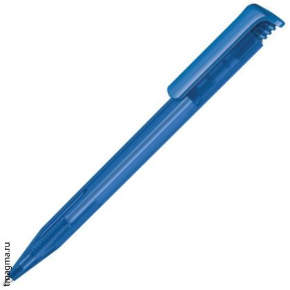 ручка Сенатор с логотипом, SENATOR Super-Hit Frosted, синяя