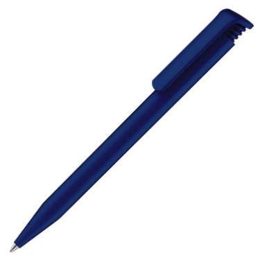 ручка Сенатор с логотипом, SENATOR Super Hit Polished, полностью темно-синяя