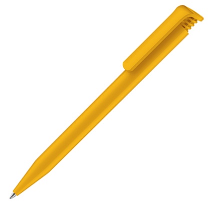 ручка Сенатор с логотипом, SENATOR Super Hit Polished, полностью желтая